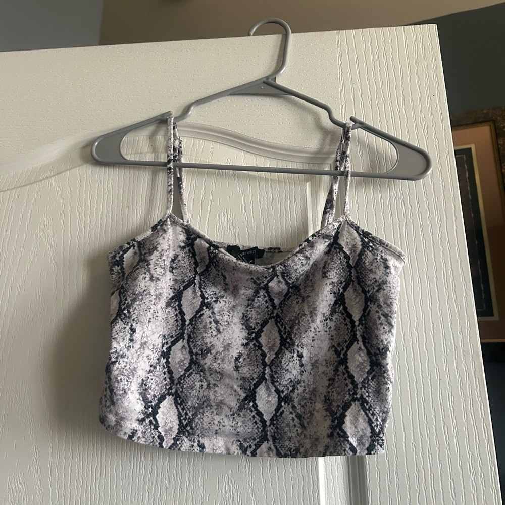 Forever 21, crop snake top